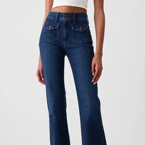BRAND NEW W TAGS Gap 70s High Rise Flares